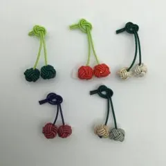 【メ12-179】ハンドメイド　さくらんぼ水引シールセット②