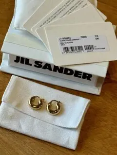 JIL SANDER ジルサンダー　ピアス　シルバー925 カラー　ゴールドのサムネイル