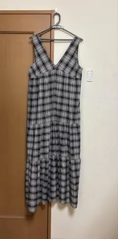 discoat WEB限定　マドラスチェックワンピース