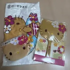 一番くじ　日焼けキティ　3点セット