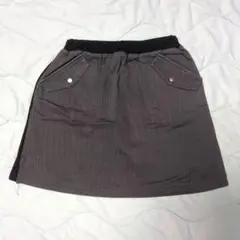 COMME CA ISM ストライプスカート 120A