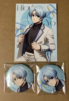 AGF2025ブルーロック バレエコア 缶バッジ ブロマイド 氷織羊セット