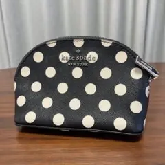 kate spade ドット柄ポーチ
