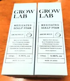 GROW LAB グロウラボ メディケイテッドスカルプフォーム 2本 新品