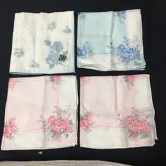 ガーゼハンカチ 4枚組