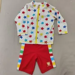 ホットビスケッツ　水着セット 赤