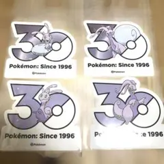 韓国限定 ポケモン ポップアップ 30周年 ステッカー シール メタモン