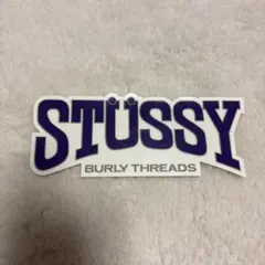未使用　Stüssy BURLEY THREADS ステッカー