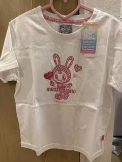 新品未使用】限定 メゾピアノ ペリエちゃん ラメプリントTシャツ