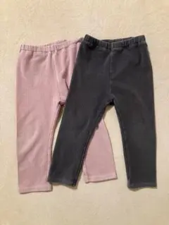 無印良品　コーデュロイパンツセット1