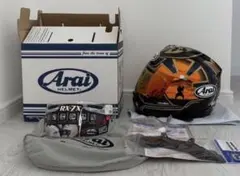 Arai フルフェイス RX-7X ペドロサ サムライ 侍スピリット 金 - メルカリ