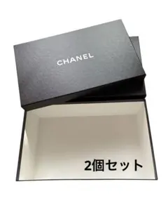 シャネル シューズ 空箱 2個