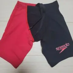 Speedo 競泳水着 黒/赤 FINA SP146332 - メルカリ