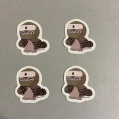 ゴールデンカムイ　どうぶつフォーゼ　フレークシールAセット　ヴァシリ4枚