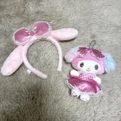 마이멜로디 카츄샤 봉제인형 마스코트 세트