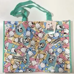 新作サンリオ ポチャッコ PPバッグ トート ビニール グッズ ダイソーセリア