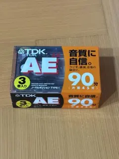 TDK AE-60　4巻入り×16　カセットテープ TDK AE 60分 カセットテープ 4巻セット ノーマルですがいかがですか