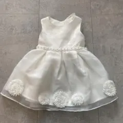 セレモニー　ドレス　白　女の子　90cm