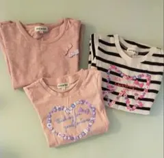 【美品】SHOO-LA-RUE　Ｔシャツ　110㌢　3枚　シューラルー