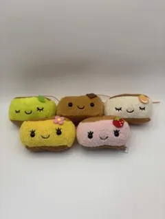 レトロ カステラちゃん ストラップ キーホルダー マスコット 当時物
