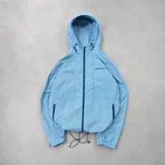 Columbia nylon shell jacket y2k テック デニム調 - メルカリ