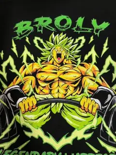【タンクトップ】　BROLY GYM　ブロリー　ゴールドジム　ブラック　Lのサムネイル