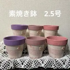 素焼き鉢セット⭐フラワー　立体造形　リメイク鉢　リメ鉢　多肉　リメイク缶　リメ缶 リメイク鉢♡リメ鉢♡リメ缶♡多肉植物♡植木鉢♡素焼き鉢♡3号鉢5個