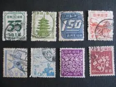 日本切手 風景切手 第一次平面版10銭 5銭 2種セット 使用済 - メルカリ
