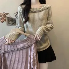 大きいサイズ レディース ニット　トップス　春 秋冬 新品 長袖