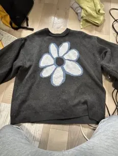 re_k花柄ニット