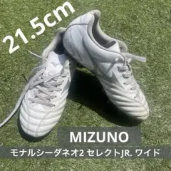 【ミズノ】モナルシーダNEO2セレクトJR/ホワイト×シルバー/スパイク