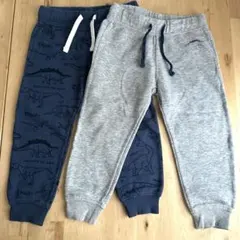 Ｈ＆Ｍ 裏起毛パンツ 110 2枚セット