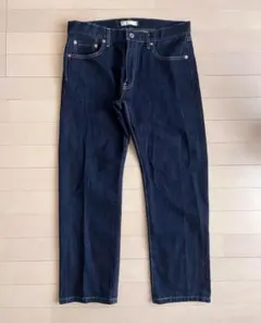UNIQLO セルビッジレギュラーフィットストレートジーンズ