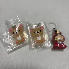 リラックマクリアマスコットチャーム　コリラックマ めじるしアクセサリー