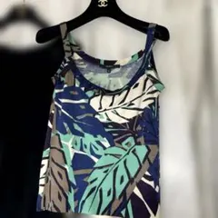 ♡グッチ　100%カシミア　キャミソール♡椰子柄のサムネイル