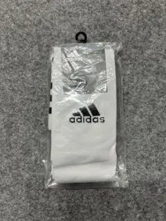 アディダス　サッカーストッキング　グレー×ブラック3本ライン23〜25cm 新品