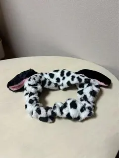 牛柄カチューシャ 耳付きデザイン