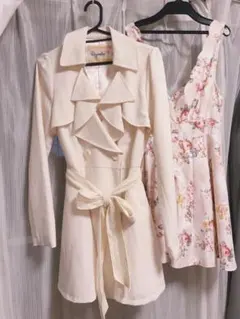 リズメロ　トレンチ、ワンピースセット