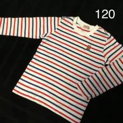 mikihouse ロンT ボーダー　くま　120