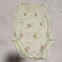 UNIQLコットンメッシュボディスーツ ノースリーブ 70cm