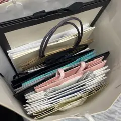 ショップ袋 25枚 ブランド含む 紙袋　まとめ売り　大中小色々