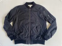 【美品】H&M MA-1 ジャケット ブラック Lサイズ LOGG