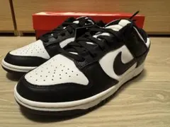 【新品未使用】ナイキ ダンク ロー 白黒 26.5cm(パンダ)