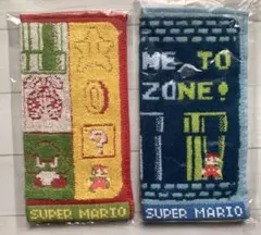 新品 未使用 スーパーマリオ タオル ハンドタオル 任天堂 2枚セット