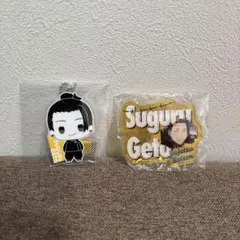 呪術廻戦　夏油傑 アクリルバッジ　アクリルキーホルダー　2点セット