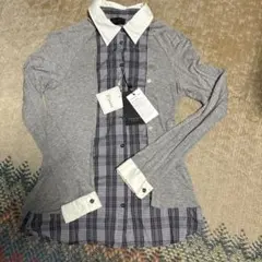 Titazen Blouses 長袖シャツ イタリア製 グレー