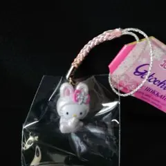 新品レア ご当地キティ 根付けストラップ 北海道限定 雪うさぎ