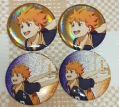 ハイキュー！！　日向翔陽 　缶バッジセット