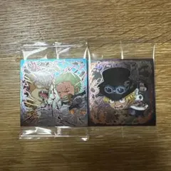 ワンピース　シール　ウエハース ゾロvsルッチ サボ
