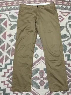 中古品ユニクロUNIQLOカーキ チノパン88センチサイズ
